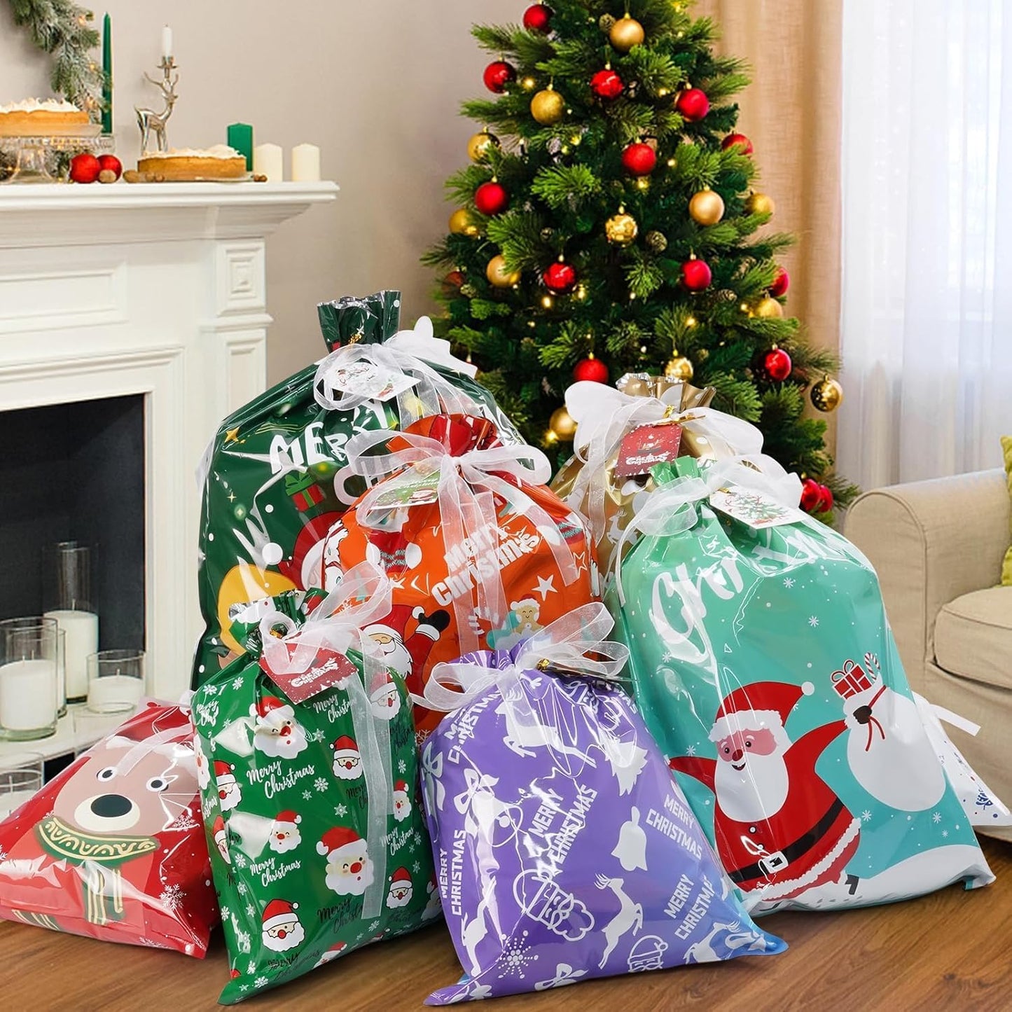 🎄Festive Drawstring Gift Bags – Limited-Time 50% Off Before the Holidays🎁