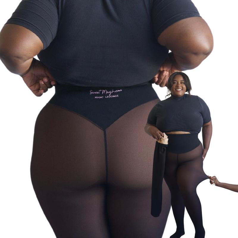 ❄️Magic Fleece Lined Tights⚡ – One Seam Compression Leggings for a Snatched, Cozy Fit