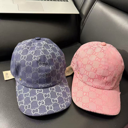 Jacquard letter baseball cap for men and women sun protection and sunshade hat