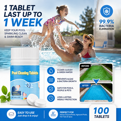 The Next-Gen Pool Purifier is here ✨ 2X Stronger Algae Control. Gentle & Safe for Kids! 👨‍👩‍👧‍👦