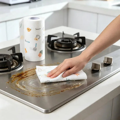⏰Last Day 49% Off - 50Pcs Per Roll Reusable Cleaning Lazy Rags