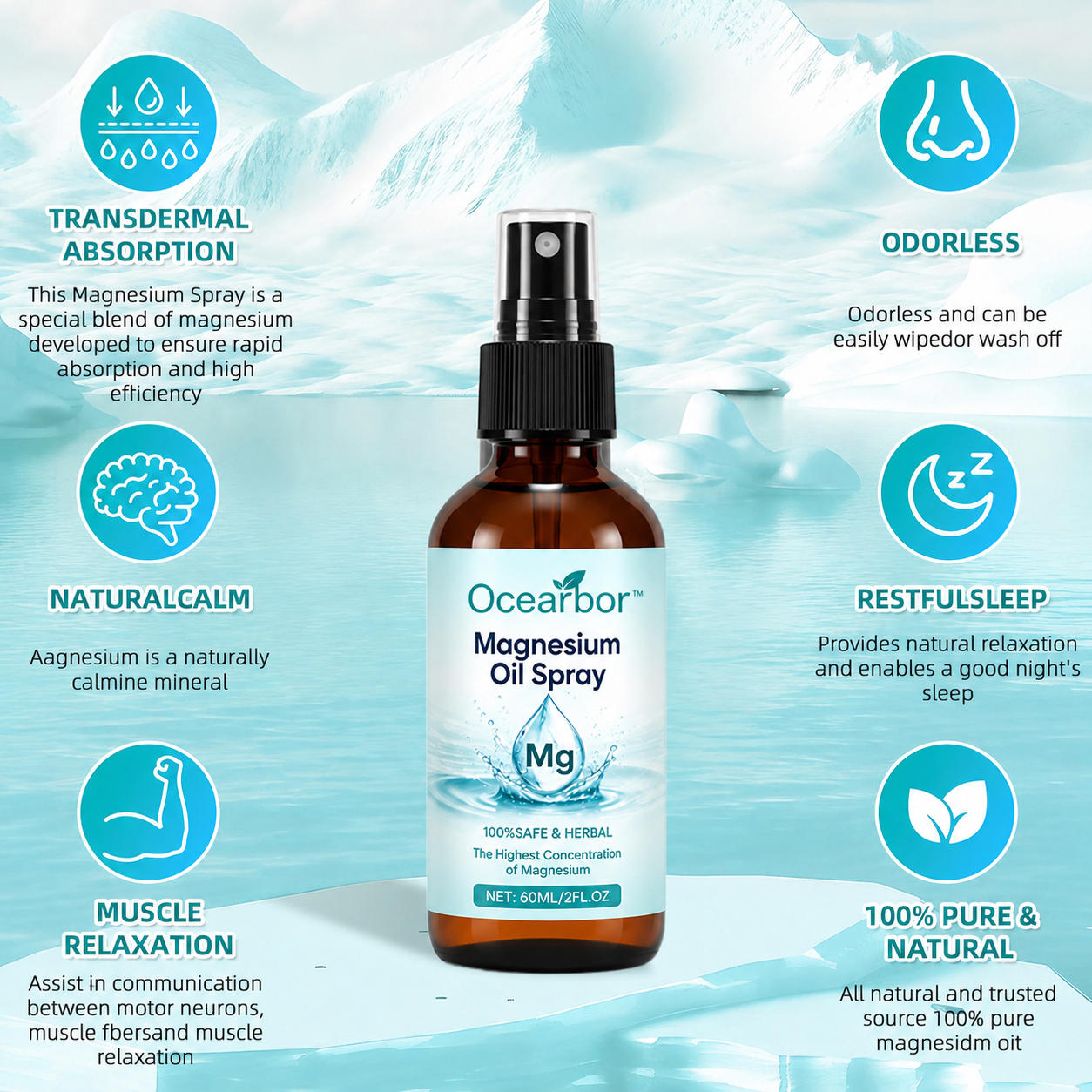 💤Ocearbor™ Pure Magnesium Oil Spray