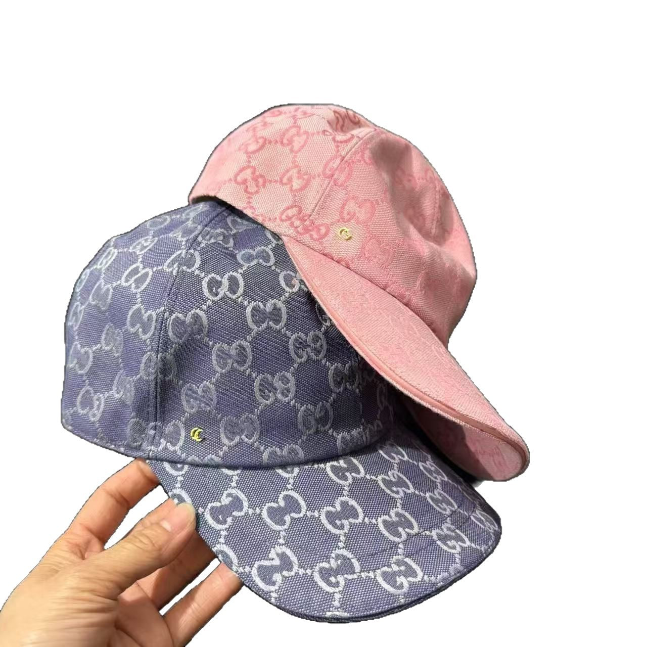 Jacquard letter baseball cap for men and women sun protection and sunshade hat