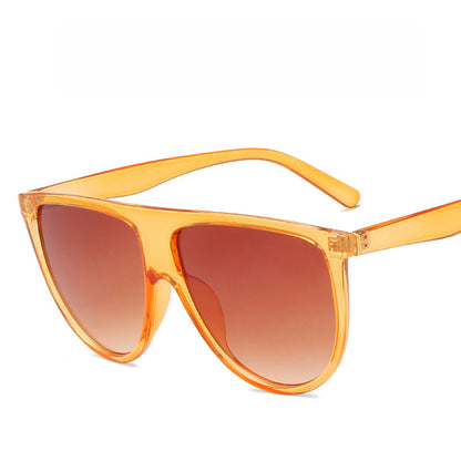 Large frame ins sunglasses one-piece sunglasses for women Personalized beach catwalk Internet celebrity glasses trend