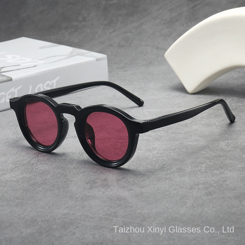 Black Frame Pink Lens
