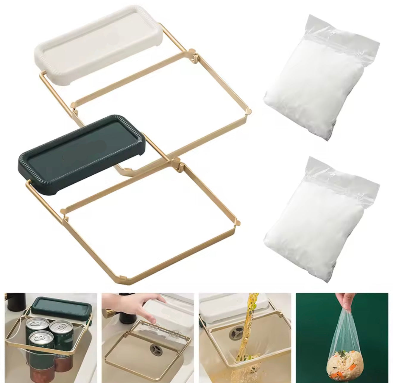 Make Kitchen Cleanup Easy! 50 Free Sink Strainer Nets Included – Only $26.99 ✨