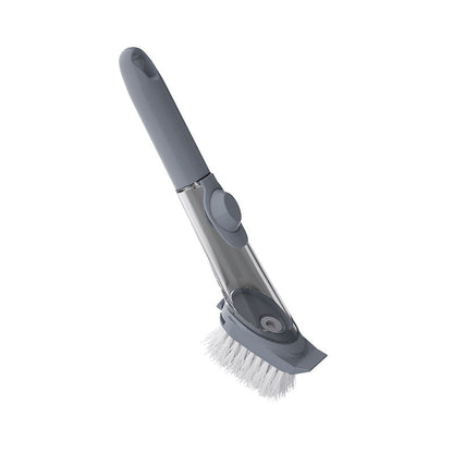 QIAWI™ Soap Dispensing Dish Brush, Kitchen Cleaning Brush for Non-Stick Pans, Pots, Stovetops & Sinks