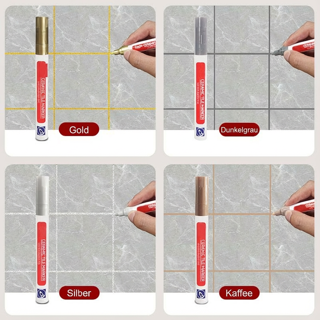 🖌️ Anti-Mould & Waterproof Joint Pen for Ceramic Tiles! 🧱
