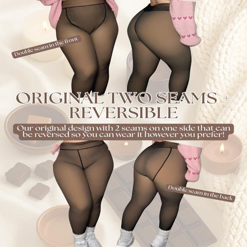 ❄️Magic Fleece Lined Tights⚡ – One Seam Compression Leggings for a Snatched, Cozy Fit