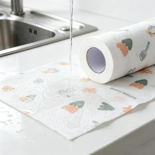 ⏰Last Day 49% Off - 50Pcs Per Roll Reusable Cleaning Lazy Rags