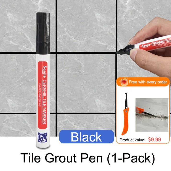 🖌️ Anti-Mould & Waterproof Joint Pen for Ceramic Tiles! 🧱