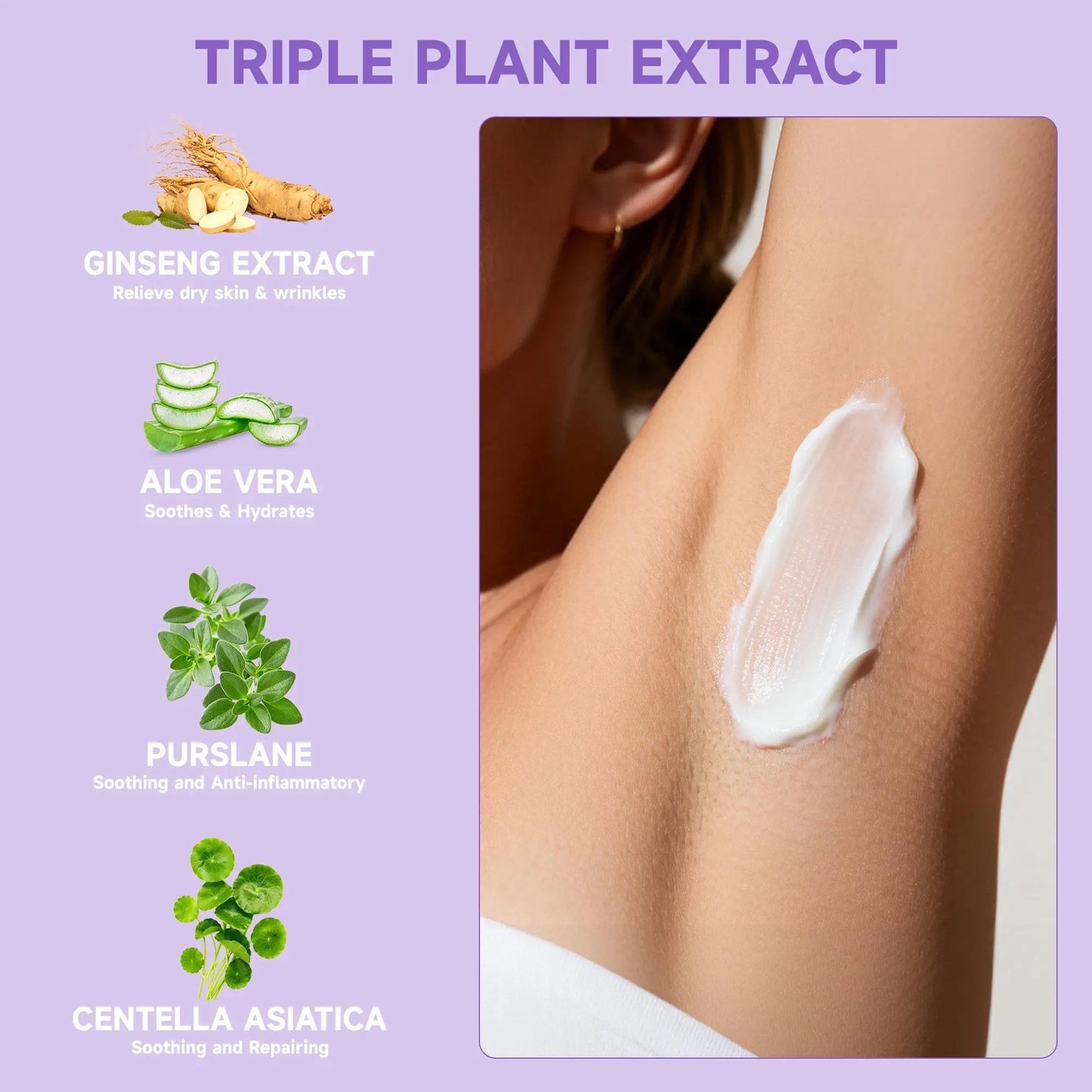 Bikini Pain-Free Hair Removal Cream for Sensitive Skin