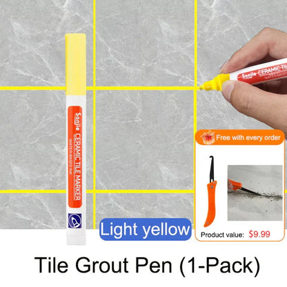 🖌️ Anti-Mould & Waterproof Joint Pen for Ceramic Tiles! 🧱