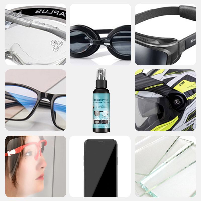 👓40% OFF NOW ! ✨Lens Scratch Repair Spray – Effortlessly buff out fine scratches. restore lens clarity. suitable for glasses. camera lenses & car lights. easy DIY operation🔍