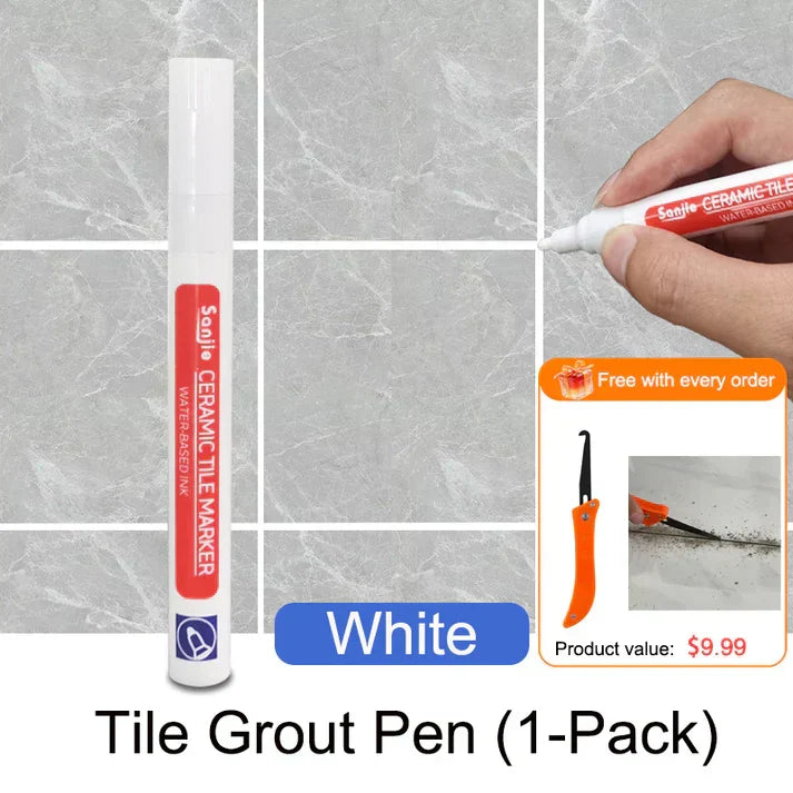 🖌️ Anti-Mould & Waterproof Joint Pen for Ceramic Tiles! 🧱
